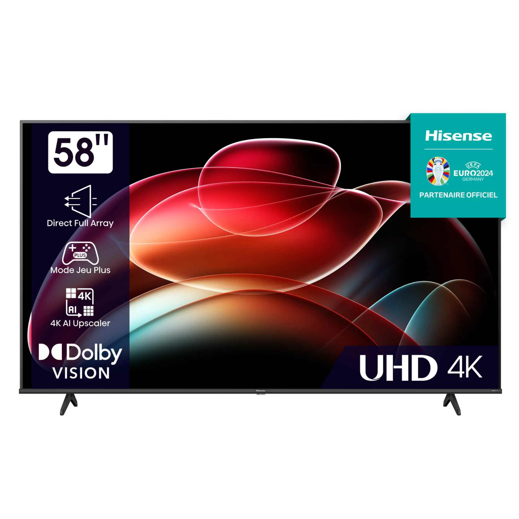 HISENSE Smart TV UHD 4K 58'' 24 Mois  HIS58A6N