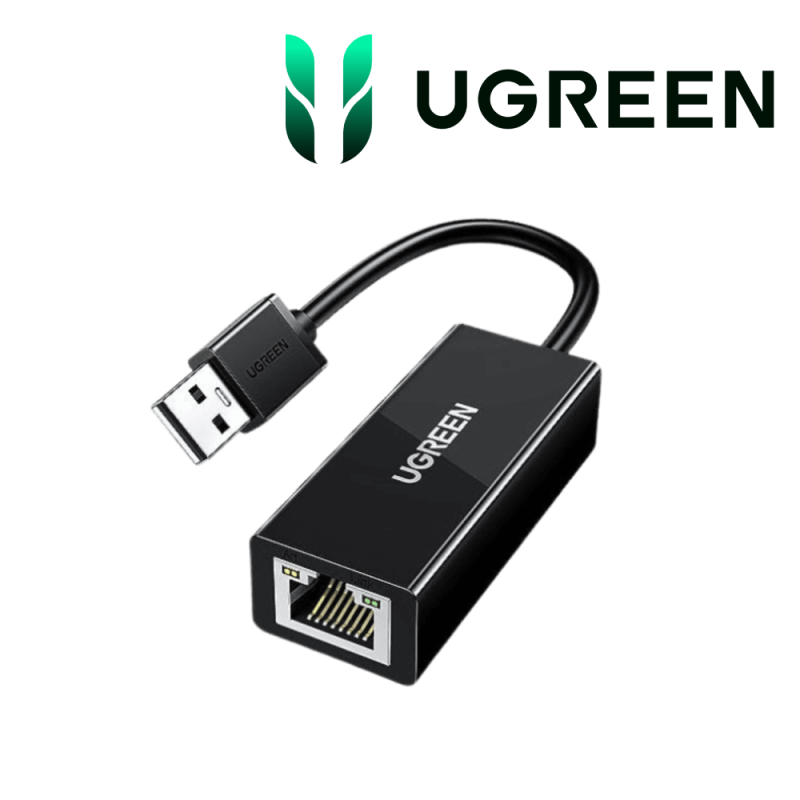 Ugreen Adaptateur USB 2.0 to RJ45 Noir REF 20254